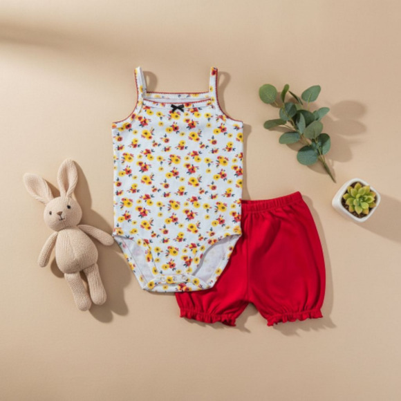 New Without Tags Carter’s Baby girl outfit 3-piece set size 24 months - Picture 4 of 5